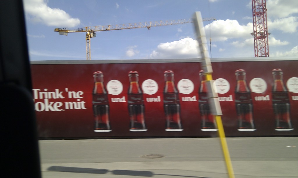 Coca-Cola, Berlin wall